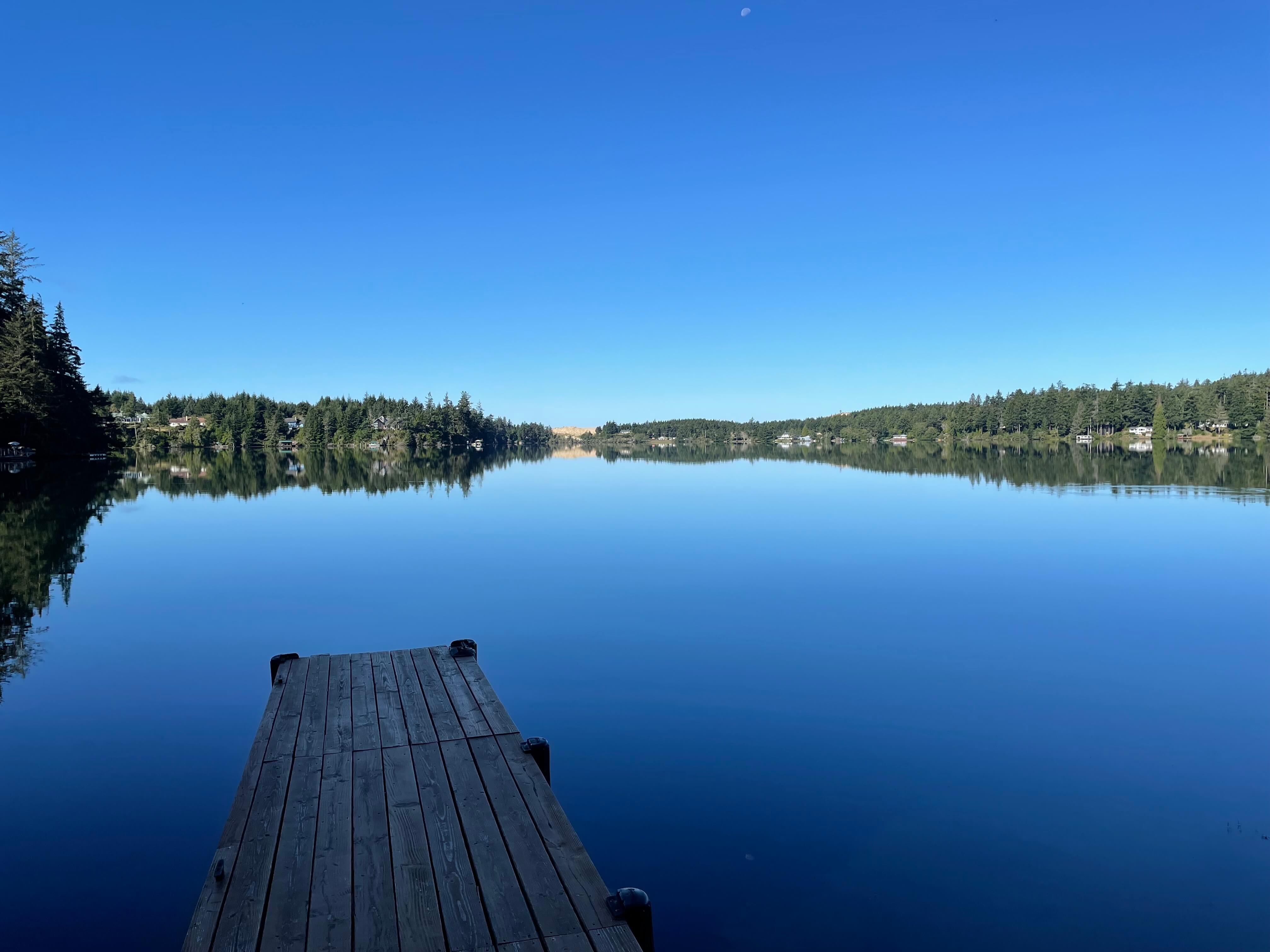 view from our dock